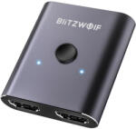 Blitwzolf Blitzwolf BW-HDC2 HDMI switch - kettős működés, alu ház, 4K HDMI