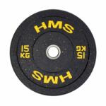 HMS Greutate Bumper Plate 15 kg/51 mm HMS HTBR15-galben (17-61-027)