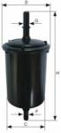 Mann-filter filtru combustibil MANN-FILTER PL 603/1 x (PL 603/1 x) - automobilus