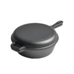 IKS Cratita si tigaie fonta 2in1 cu maner 27cm (14792)