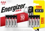Energizer Baterii Micropencil MAX - 8x AAA - 4+4 gratuite - Energizer Baterii de unica folosinta