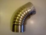  Alu Füstcső könyök 110 mm 45° (ALkö11045--) - hideget