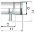 Tricox PPs kondenzátum leválasztó 110 mm (PKL80) - hideget