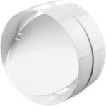 Vents 1111 D100 Műanyag Csőtoldó Visszacsapószeleppel (1111) - hideget