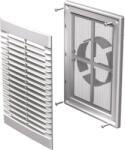 Vents MV 126VD Műanyag Szellőzőrács Állítható Csőcsatlakozóval Vízszintes Rácsozással (MV-126VD) - hideget