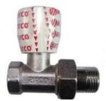 ARCO Teide Plus Radiátorszelep, Előremenő, Egyenes, 1/2 (503265) - hideget