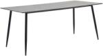 vidaXL Masă de bucătărie, gri, 180 x 90 x 75 cm, MDF (281573)