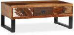 vidaXL Masă de cafea, lemn masiv de palisandru 90x50x35 cm (244936) Masa de cafea