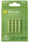 GP Batteries ReCyko HR3 / AAA 1 akku 1000 mAh, 2V NiMH 4 db/bliszter DARABÁR!