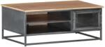 vidaXL Măsuță de cafea, gri, 90x50x35 cm, lemn masiv de acacia (323500) Masa de cafea
