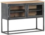 vidaXL Servantă, 100x30x70 cm, gri, lemn masiv de acacia (323502) Comoda