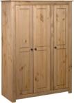 vidaXL Șifonier cu 3 uși, 118 x 50 x 171, 5 cm, pin gama Panama (282661) Garderoba