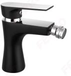 FERRO Algeo Square Black/Chrome álló egykaros bidécsaptelep / bide / bidet / bidé csaptelep / fekete króm / BAQ6BLC