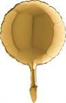 Grabo Balon folie mini rotund auriu 24 cm