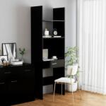 vidaXL Bibliotecă, negru, 60x35x180 cm, PAL (803426) Biblioteca