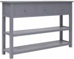 vidaXL Servantă, gri, 115x30x76 cm, lemn (284166) Comoda