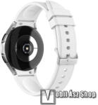  Okosóra szíj - FEHÉR - szilikon - 130mm+85mm hosszú, 20mm széles - SAMSUNG Galaxy Watch4 Classic 46mm (SM-R890) / Watch4 Classic 42mm (SM-R880) / Watch4 44mm (SM-R870) / Watch4 40mm (SM-R860)