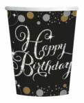 Amscan Happy Birthday papír pohár 8 db-os 250 ml DPA990055066