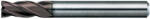 NS Tool 6mm l12 L50 sarkos 4 élű maró 52HRC-ig - NS Tool Japan MX430 - 08-00080-00600