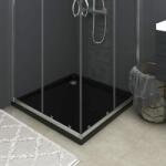 vidaXL Cădiță de duș pătrată din ABS, negru, 90x90 cm (148913) - vidaxl