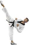 FUJIMAE WT taekwondo ruha fekete gallérral, gyémánt mintás 10264 04 (10264 04)