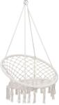 vidaXL Scaun balansoar hamac, bej, 80 cm (93158)