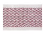 4-Home Suport farfurie Elly, alb - roșu, 30 x 45 cm