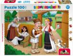 Noriel Puzzle 100 piese, Noriel Basme Romanesti, Fata babei si fata mosneagului (INT5854_001w) Puzzle