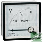 TRACON DCVM-72B DC árammérő 72×72mm alapműszer (DCVM-72B)