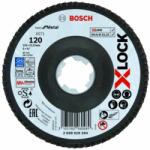 Bosch PRO X571 legyezőtárcsa, 125 mm, G120, X-Lock befogáshoz 2608619204 (2608619204)