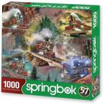 Springbok Пъзел Springbok от 1000 части - Влакове (33-10948)