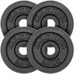 MAXXIVA Súlytárcsa szett 10 kg öntöttvas fekete (ZFF38022_SL2) Súlytárcsa