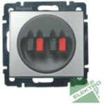 Legrand 770124 VALENA hangszórócsatlakozó Alumínium # (770124)
