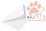 Amscan Invitații de petrecere - Hello Pets 8 buc