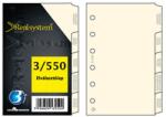 REALSYSTEM 3/550 elválasztó lap gyűrűs naptár kiegészítő (3550-00)
