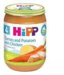 HiPP Piure organic de morcovi și cartofi cu pui HIPP, 4+ luni, 190 g