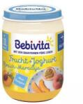 Bebivita Desert de fructe bio Bebivita, duet cu iaurt, piersica si fructul pasiunii, 190g, 4018852029472