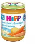 HiPP Piure de somon organic cu morcovi timpurii și cartofi HIPP, 4+ luni, 190 g