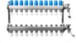 Einstal Set distribuitor inox 11 circuite ppr pentru calorifere complet echipat