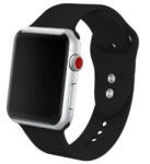 Mybandz APW381330 apple watch utángyártott szilikon óraszíj /fekete/ 38/40 mm (APW381330)