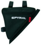 Spyral Sport háromszög váztáska, 20x20x5 cm, 1L, 2 részes, fekete