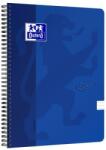 OXFORD Caiet cu spirala A4, OXFORD School Touch , 70 file-90g/mp, 4 perf, coperta carton albastru -dictando (OX-400103994)