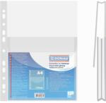 DONAU Folie protectie documente A4, cu burduf 20mm, PP - 170 microni, cu clapa verticala, 12/set, DONAU (DN-1775001PL-00) - birotica-asp