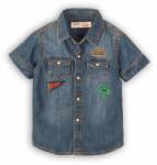 Minoti Pólók denim fiúk rövid ujjú, minoti, ordítás 2, kék - 74/80 | 9-12m méret