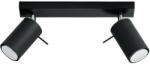 Sollux Plafoniera RING negru 2x40W GU10, metal (2829)