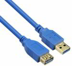 VCOM CU-302 USB 3.0 hosszabbító kábel 1.8m - Kék (CU-302)