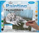 Royal & Langnickel Pictura pe numere juniori Tigri albi (PJL22)