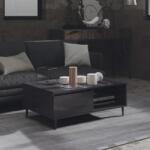 vidaXL Măsuță de cafea, gri extralucios, 90x60x35 cm, PAL (806012) Masa de cafea
