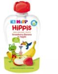 HiPP Mic dejun cu fructe bio HIPP, mere, căpșuni și banane, 100g, 9062300133759