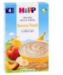 HiPP Terci de lapte organic organic cu banane și piersici HIPP, 4+ luni, 250 g (43.00013)